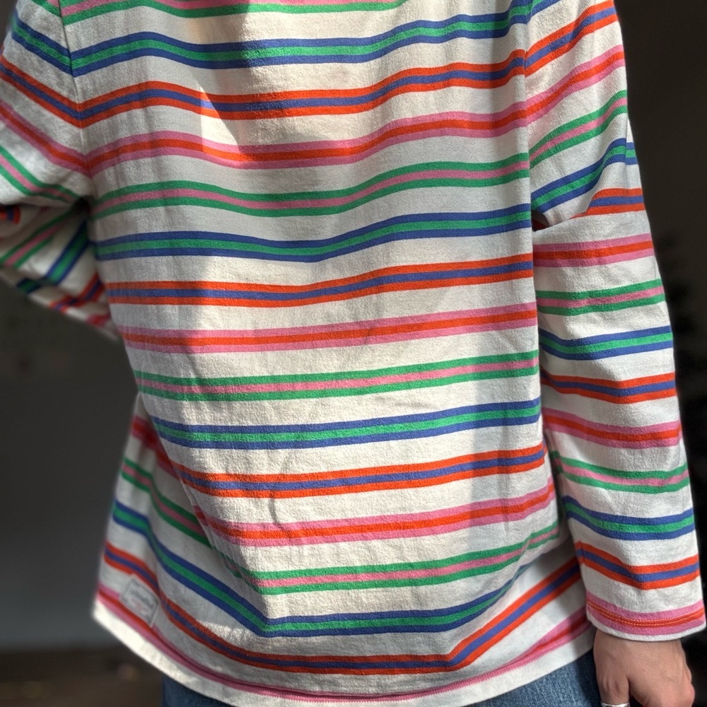 Talbots Multicolor Striped Long Sleeve Tee - Picture 2 of 4
